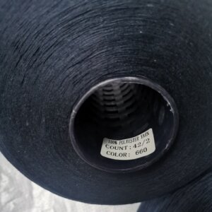 100% SPUN POLYESTER YARN 42S/2